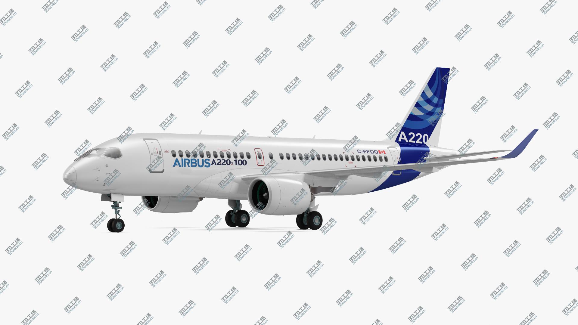 images/goods_img/20210313/3D model Airbus A220 100 Detailed Interior Rigged/2.jpg